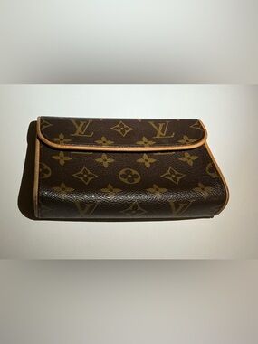 Louis Vuitton Pochette Florentine Monogram Canvas Waist Bag NO BELT